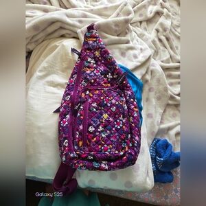 Vera Bradley Disney Sweet Florao Sling Backpack